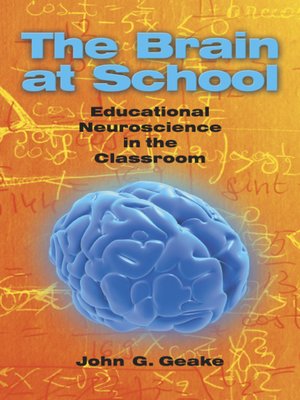 cover image of The Brain at School